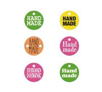 Rico Design Knöpfe handmade neon 1,5cm 6 Stück