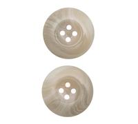 Rico Design Knopf beige 2,2cm strukturiert