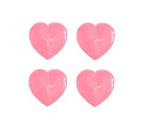 Rico Design Knopf Herz 1,5x1,5cm Pink