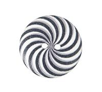 Rico Design Knopf mit Farbstrudel schwarz 3cm