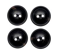 Rico Design Knopf schwarz 1,7cm