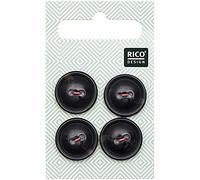 Rico Design | Knopf schwarz 1,7cm