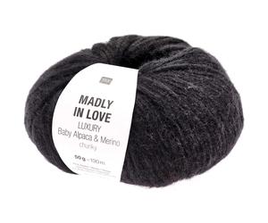 Rico Design Luxury Baby Alpaca & Merino chunky - Madly in Love Schwarz