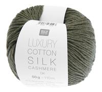 Rico Design Luxury Cotton Silk Cashmere dk Khaki