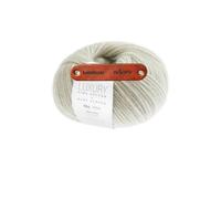 Rico Design LUXURY PIMA COTTON x BABY ALPACA Taupe Premium Wolle 50g weiches Naturgarn für Pullover Tücher Accessoires und edle Ganzjahresprojekte mit mySearose Label