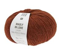 Rico Design Madly In Love Luxury Baby Alpaca & Merino Chunky Farbe 006 Nougat, Wolle aus Babyalpakawolle und Merinowolle zum Stricken oder Häkeln