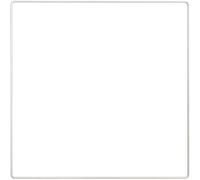 Rico Design Metallring Quadrat Weiss 30 cm Dekoring Bastelring DIY Rahmen Ganzjährig aus Metall 25 cm