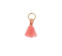 Rico Design Mix it Up - Jewellery Mini-Quaste 11mm Gold-Mauve