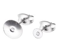 Rico Design Ohrstecker mit runder Klebefläche