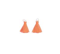 Rico Design Quasten mit Öse 2,2cm 2 Stück Neon-Rot