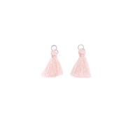 Rico Design Quasten mit Öse 2,2cm 2 Stück Rosa