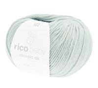 Rico Design Wolle Baby Classic Dk Babywolle zum Stricken und Häkeln Häkelwolle, 165,00 m (50g Strickgarn, Handstrickgarn, Nadelstärke 3,5 - 4 mm), trocknergeeignet, weich und pflegeleicht, 42 smokey blue