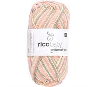 Rico Design Baby Cotton Soft Print dk 50g 125m rose-oliv