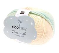 Rico Design Baby Dream dk Babywolle 50g 115m Nadelstärke 4 50% Polyacryl 50% Polyamid Schonwaschgang 30°C Ganzjährig geeignet Pastell