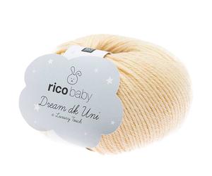 Rico Design Rico Baby Dream dk uni - A Luxury Touch Creme