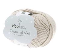 Rico Design Rico Baby Dream dk uni - A Luxury Touch Silbergrau