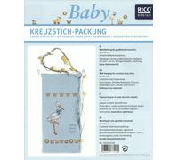 Rico Design - Rico Baby Stickpackung - Wandbehang 20x40cm - Storch
