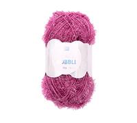 Rico Design Rico Creative Bubble Schwammgarn 50g 90m Nadelstärke 2-3 Ganzjährig Waschbar bis 60°C 100% Polyester Ideal für kreative Projekte Lila