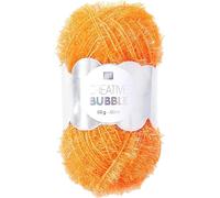 Rico Creative Bubble 50g Stricken Wolle Strick Schwäme häckeln Neon-Apricot