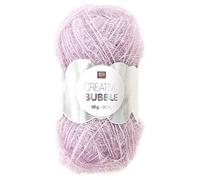 Rico Creative Bubble 50g Stricken Wolle Strick Schwäme häckeln Lavendel