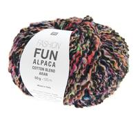 Alpage Strickgarn und Baumwolle Fashion Fun Alpaca Cotton Blend Aran Rico Design