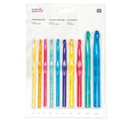 Rico Design Häkelnadeln, Kunststoff, Bunt, Breit 91050.100