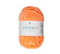 Rico Design Ricorumi Nilli Nilli 029 Chenille-Polyester für elegante Amigurumis Neon Orange 25 g