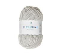 Rico Design Chenille-Garn Ricorumi Nilli Nilli 025 – für elegante Amigurumis – 25 g – silbergrau
