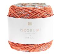 Rico Design Baumwollgarn Ricorumi Spin Spin 50 g 100% Baumwolle Farbe 22 Verlauf Summer