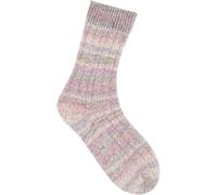 Rico Design Socks Cotton Stretch - Sockenwolle 100g 390m Nadelstärke 2.0-3.0 für ein Paar Socken, Strickwolle, Stricken Mauve