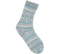 Rico Design Socks Cotton Stretch - Sockenwolle 100g 390m Nadelstärke 2.0-3.0 für ein Paar Socken, Strickwolle, Stricken Aqua