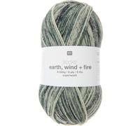 Rico Design Socks Earth + Wind + Fire 6-fädig Wald
