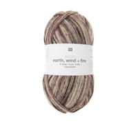 Rico Design Socks Earth + Wind + Fire 6-fädig Terra