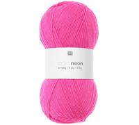 Rico Design Socks Neon 4-fädig Pink
