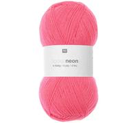 Rico Design Socks Neon 4-fädig Rot