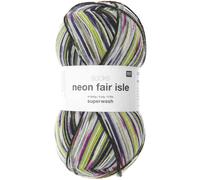 Rico Design Socks Neon Fair Isle 4-fädig Sailor