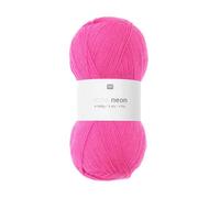 Rico Design Socks Neon Sockenwolle, 4 Fäden, 100 g