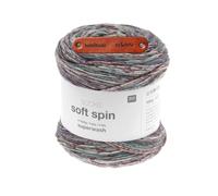 Rico Design SOCKS SOFT SPIN 4-FÄDIG FUN TONES Premium Wolle 100g Weiches Sockengarn Farbverlauf für komfortable Strickprojekte Alltag Freizeit Geschenkidee mit mySearose Label