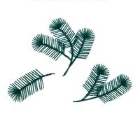 Rico Design Stick and Stitch Stickpackung Tannenzweige vorgezeichnet