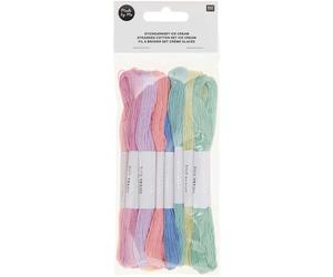 Rico Design Stickgarn Set Ice Cream