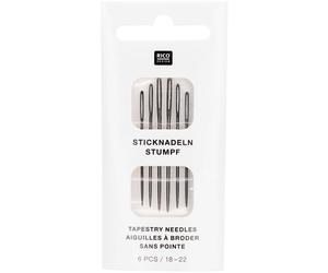 Rico Design Sticknadeln stumpf 18-22 6 Stück