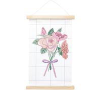 Stickpackung Gezählter Kreuzstich Blumenstrauß mit Posterhänger 30x47cm / Bei Hugendubel