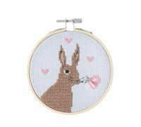 Rico Design Stickpackung Bild Romantischer Hase