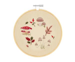 Rico Design Stickpackung Shrooom Pilzkranz vorgezeichnet