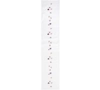 Rico Design Stickpackung Tischband Stiefmütterchen Gezählter Kreuzstich 30 x 160 cm