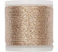 Rico Design Sticktwist Metallic No. 20 Gold 50m Sticken Stickerei Nähgarn-Set