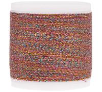 Rico Design Sticktwist Metallic No. 40 Rainbow 200m Orange