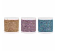 Rico Design Sticktwist Metallic No. 40 Rainbow 200m Schwarz