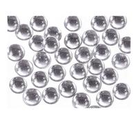 Rico Design Strass Kreis ohne Schliff transparent 30 Stück