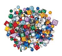 Rico Design Strass Mix Kreis und Quadrat mehrfarbig ca. 800 Stück